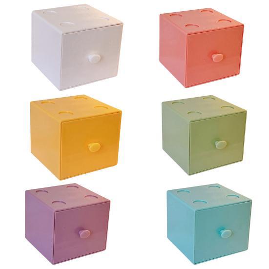 Lightweight Storage Case Sturdy Construction Practical Square Makeup Pen Sundries Box Basket Bin
