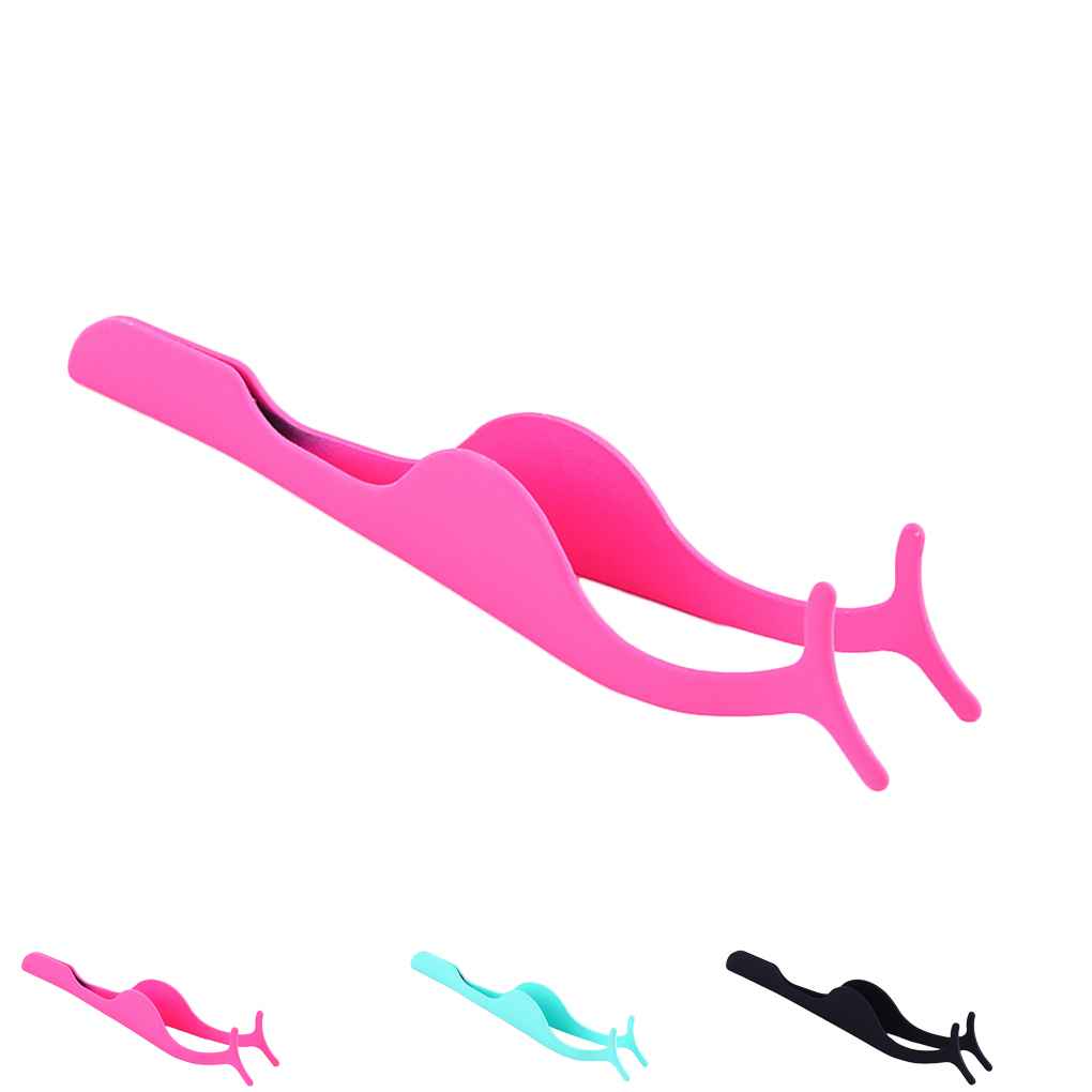 Multi-function False Eyelash Curler Tweezers Artificial Eyelashes Extension Applicator Tool
