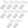 10Sets Door Lock Buckle Push Latch Press Latch Trash Can Lid Lock Trash Bin Locking Garbage Can Parts Lid Pin Push Door Catch
