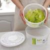 Vegetables Salad Spinner Lettuce Leaf Vegetable Dehydrator Greens Washer Drainer Dryer Crisper Strainer For Washing Drying Leafy