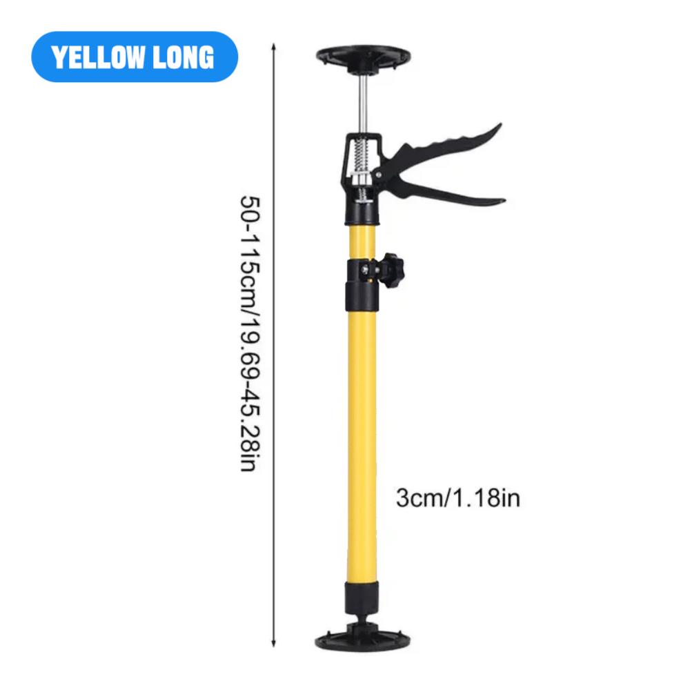 Telescopic Steel Support Rod Adjustable Hand Jack Bracket for Cabinet Lifting Heavy-Duty Shelf Holder Kitchen Bathroom Vanity