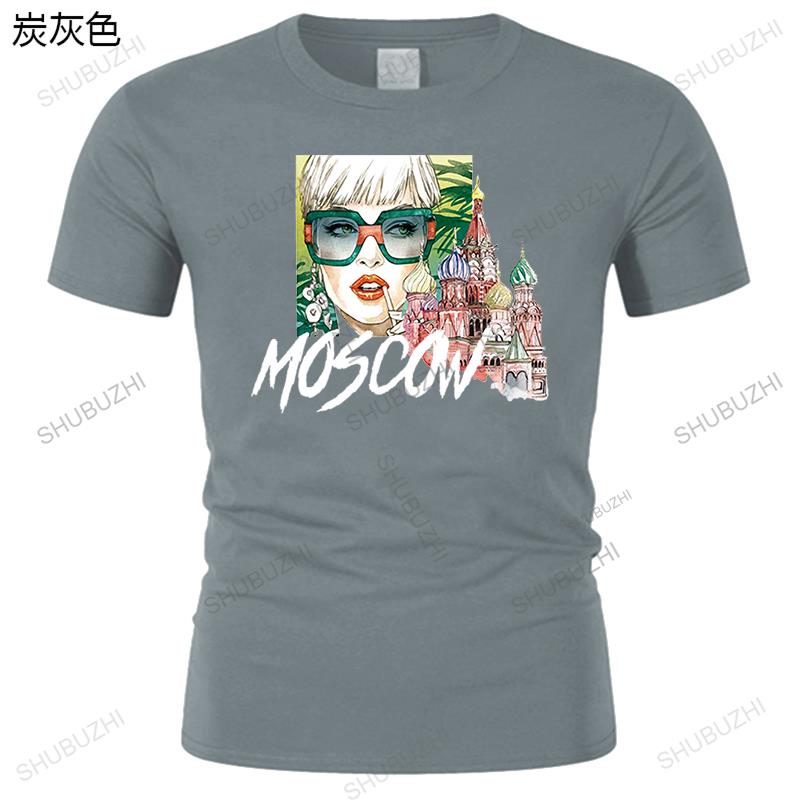 Homme Summer Brand T Shirt Fashion Cotton Short Sleeve Black Russian Girl For Clothing T-shirt Unisex O-neck Vintage Teeshirt