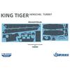 TAKOM Yuster 1/48 German King Tiger Henschel Turret Full Interior Plastic Model Kit TKOUSNO-005