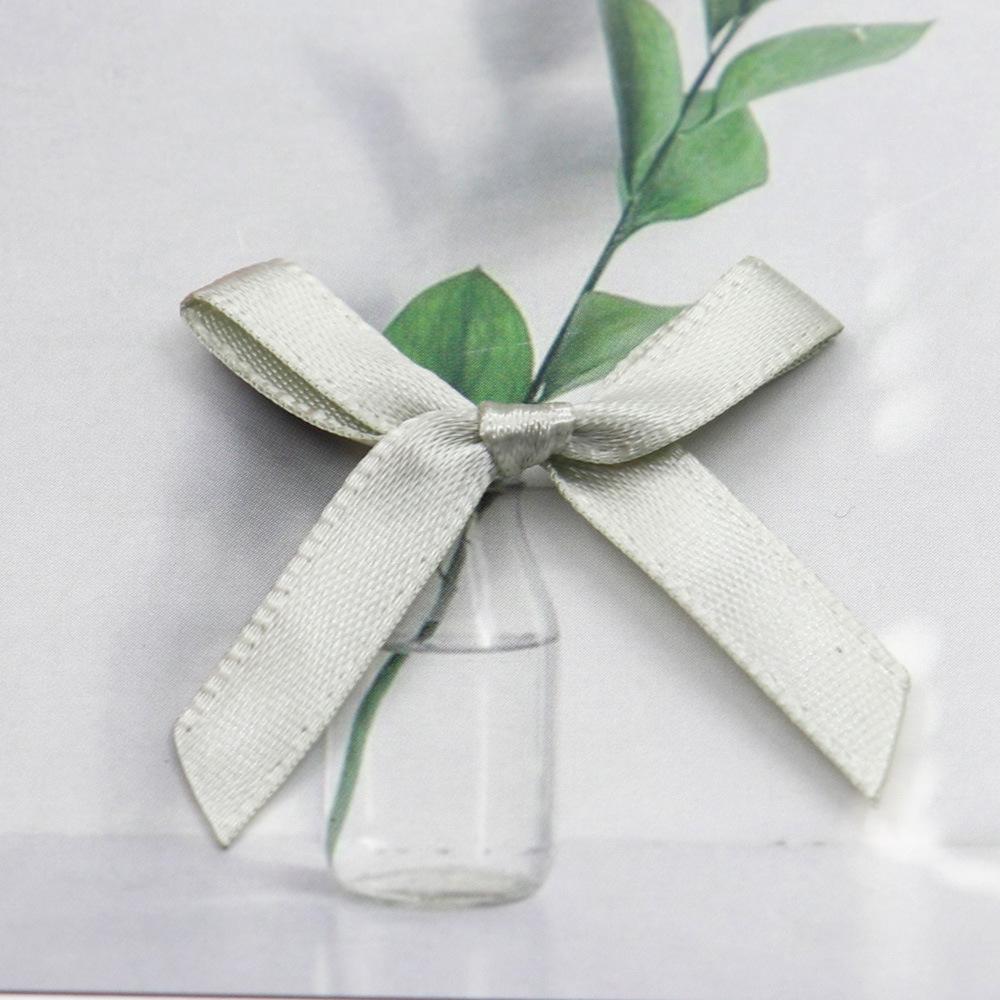 0,6 cm polyesterová stuha, ručně vázaná malá mašle, DIY oděvní doplňky, barevná popruhová mašle