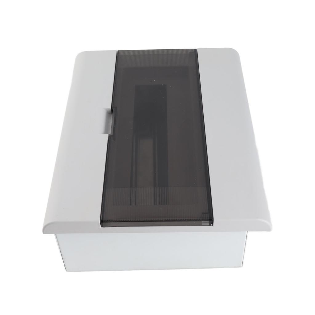 13-Wege Stromverteilerkasten Transparente Abdeckung Unterputz Sicherungskasten mit DIN-Schiene