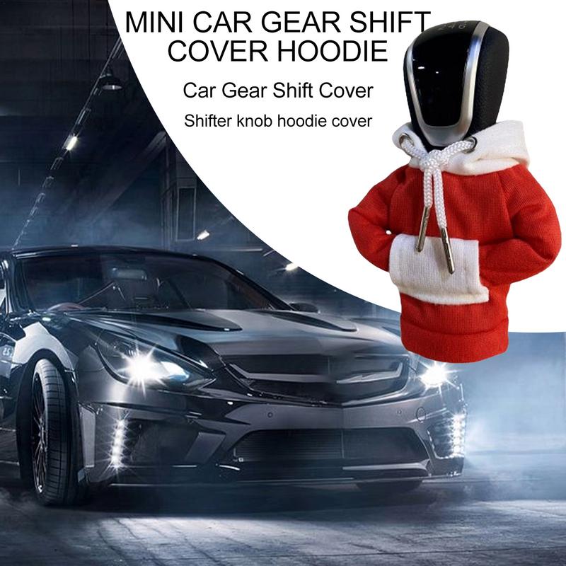 High Quality Material Decoration Car Gear Knob Cover Hoodie Car Gear Stick Hoodie Gear Stick Cover Car Comfortable Handle Cover