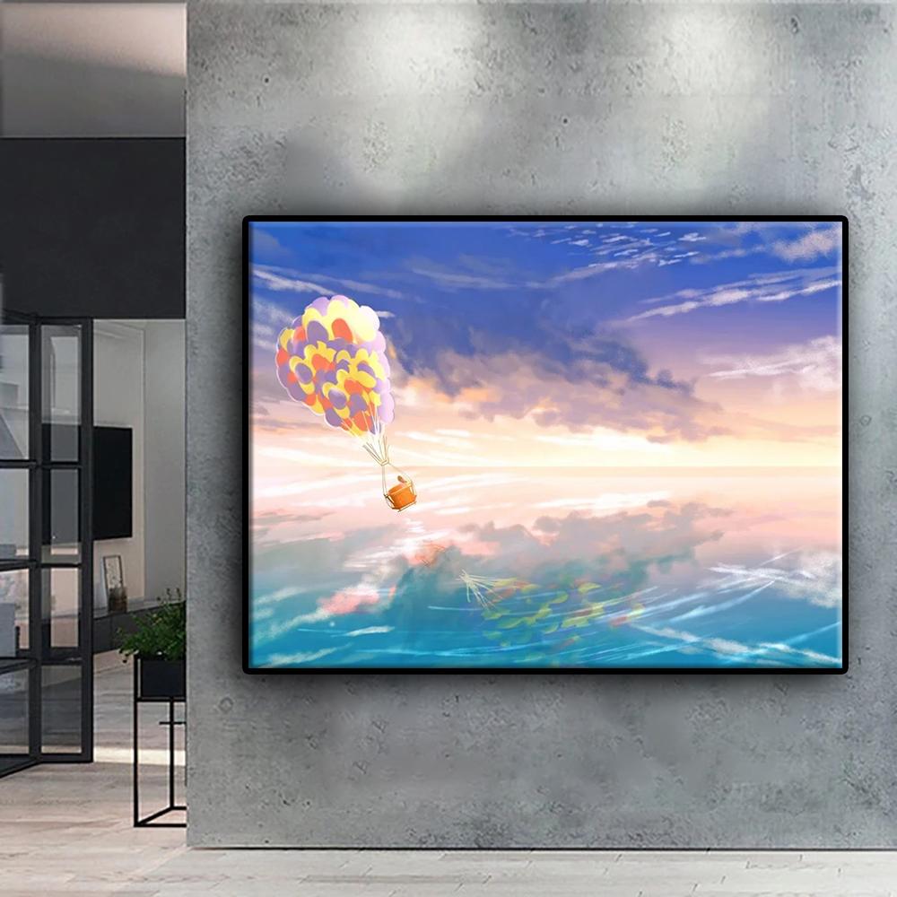 5D DIY Diamond Painting Cross Stitch Hot Air Balloon Diamond Embroidery Mosaic Wall Art Home Decoration