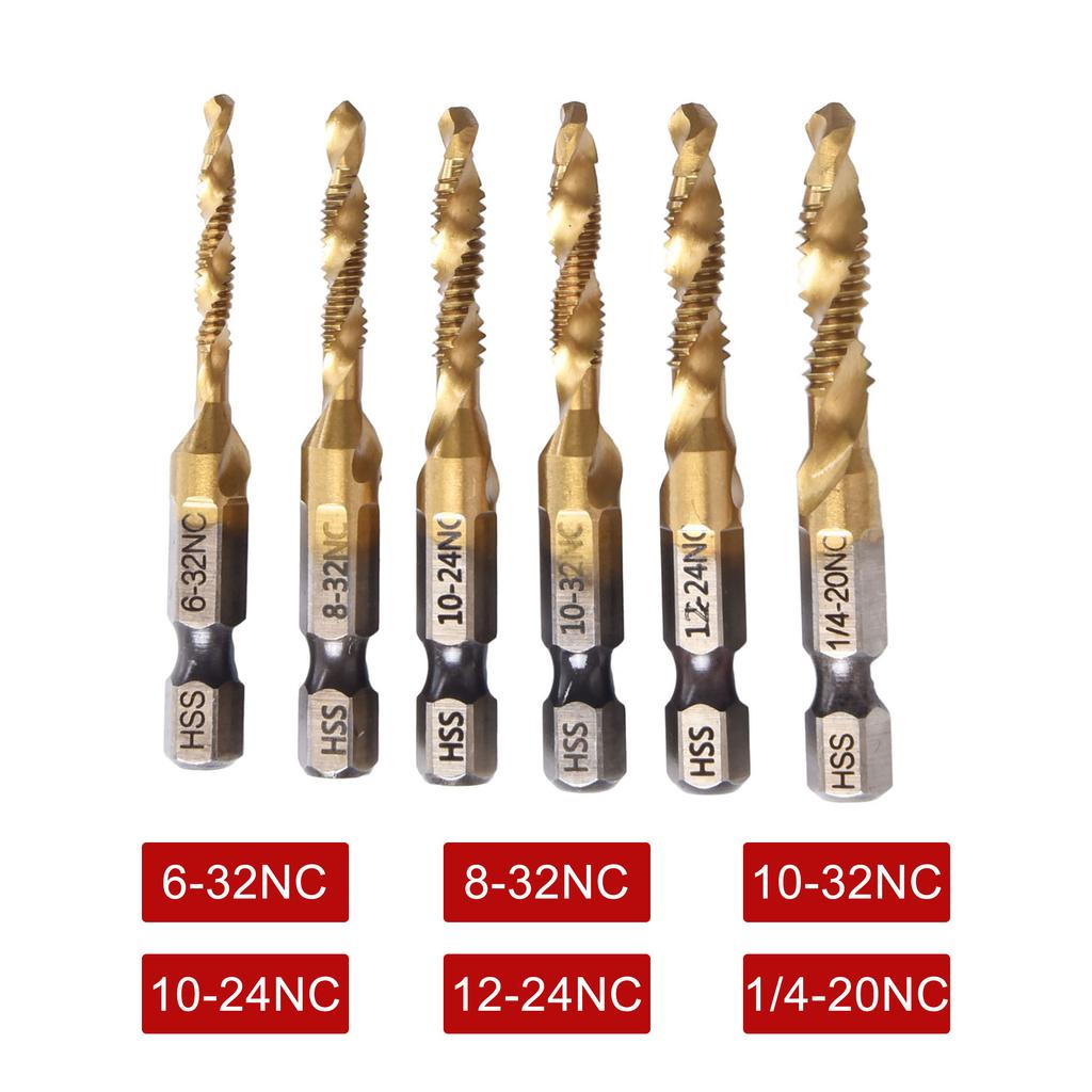 Multiple Processing Steps Step Processing Hex Shank Drill Bit High Speed Steel Drill Bit Set High Quality Soft Metals