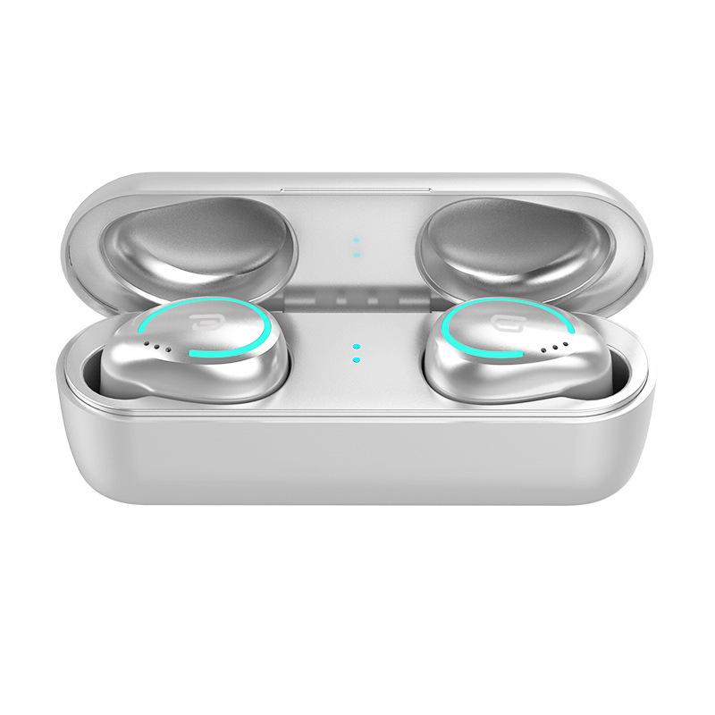 Waterproof Bluetooth 5.0 Sports Earphones: Dual Ear Stereo Mini Wireless with In-ear Charging