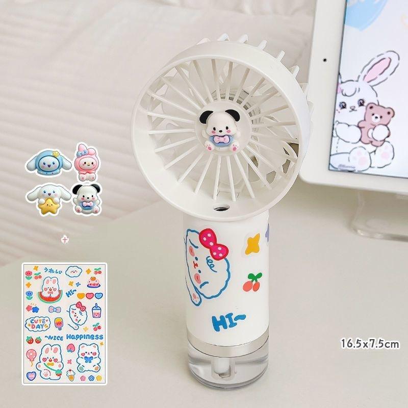 Upgraded Portable Misting Fan, Handheld Personal Mister Fan, Battery Operated Spray Water Mist Fan For Makeup, Travel, Outdoors