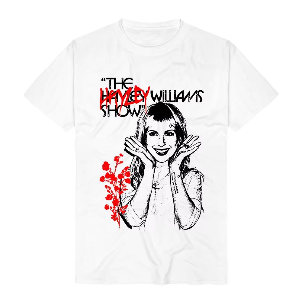 2026 Summer Fashion Trendy Tee The Hayley Williams Show T-shirt Short Sleeve Cotton Summer Tshirts Unisex Streetwear Fashion O-neck Tee 4XL