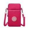 Women Portable Mobile Phone Mini Bags Nylon Waterproof Crossbody Bag Retro Fashion Purse Lady Wallet Clutch Trendy Wrist Arm Bag