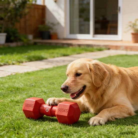 Squeaky Dog Ball Puppy Teething Toy Dog Chew Toy Ball with Convex Surface Interactive Toy for Dogs Outdoor Training Teeth Cleaning