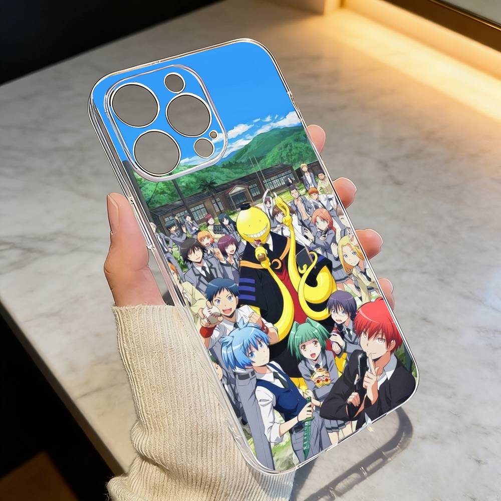 

K-Koro S-sensei Phone Case Transparent Silicone Soft For iPhone 17 16 15 14 13 12 11 Mini Pro Max Plus iPhone17PRO