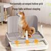 Small Dog Anti-Stepping Litter Box: Puppy Poop & Urine Tray with Drawer