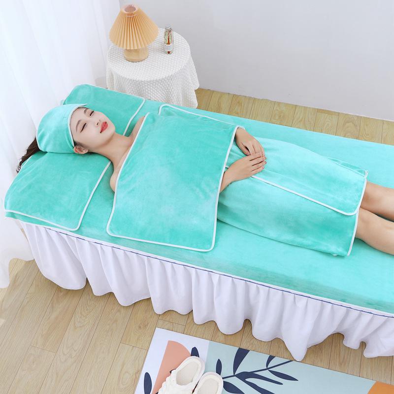 Beauty Salon Skin Care Towel: Soft, Absorbent, Lint-Free Head Wrap & Bed Sheet with Engraved Logo 20*70cm Head Wrap