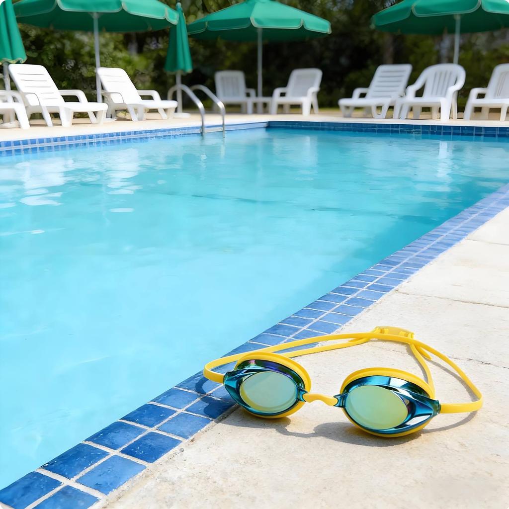 Racing Aquatic Goggles Waterproof Mirrored Performance Goggles Swimming Equipment Hydrodynamic Adjustable Fit for Adults