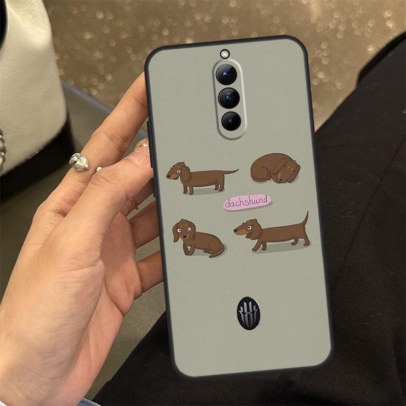 Dachshund Dog Case For ZTE Nubia Red Magic 10S 9S 8S 8 9 10 11 Pro Plus 6 7 6S 7S RedMagic 10 Air Cover