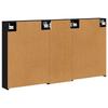 Bathroom Cabinet Set 3 Pcs 130 X 14.5 X 70 Cm Particleboard