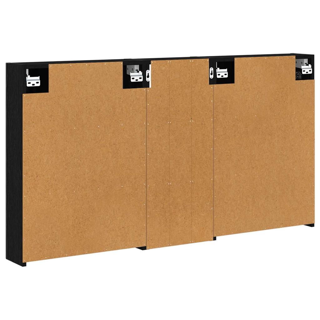 Bathroom Cabinet Set 3 Pcs 130 X 14.5 X 70 Cm Particleboard