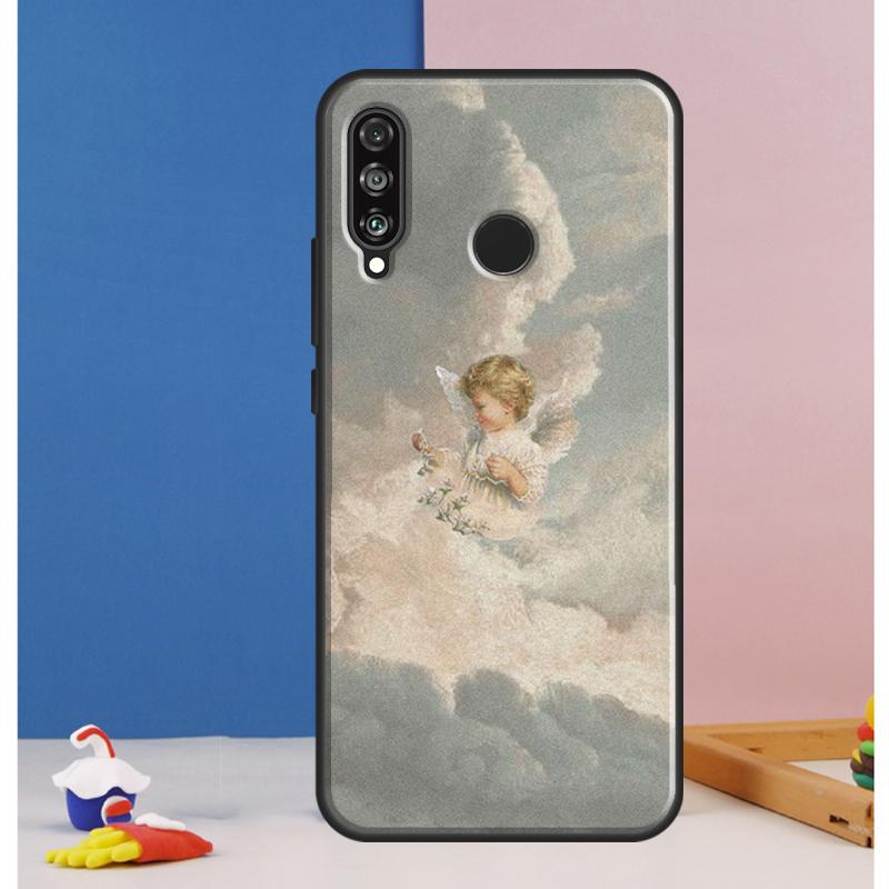 Renaissance Angel Aesthetic Case For Huawei Nova 10 9 SE 8i 11i 12i 12s Y60 Y61 Y70 Y90 Y72 Y73 Y91 P60 Pro P30 P40 Lite
