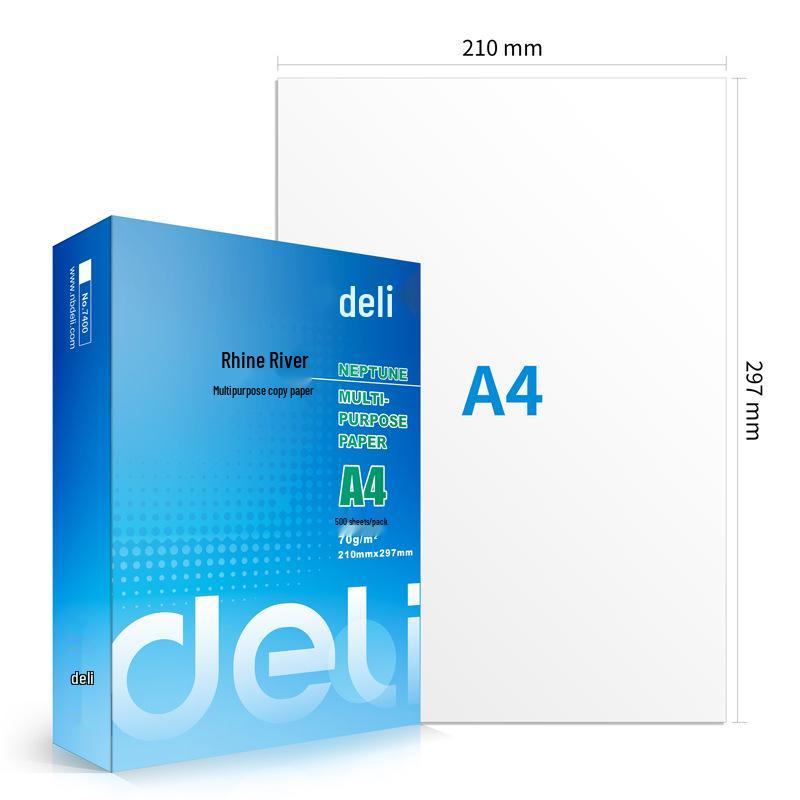 Deli Rhine 7419 Double-Sided 80G Printing Paper - Student & Office Use