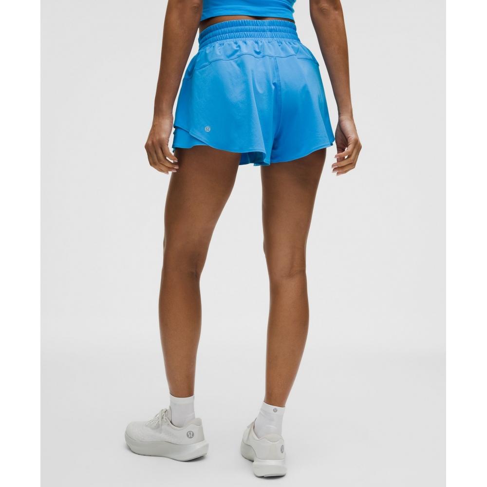 Lululemon Shake It Out High Rise Running Short 2.5  Cornflower