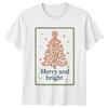 Merry And Bright Christmas Candy Cane Holidays Unisexs TShirt Unisexs Tee