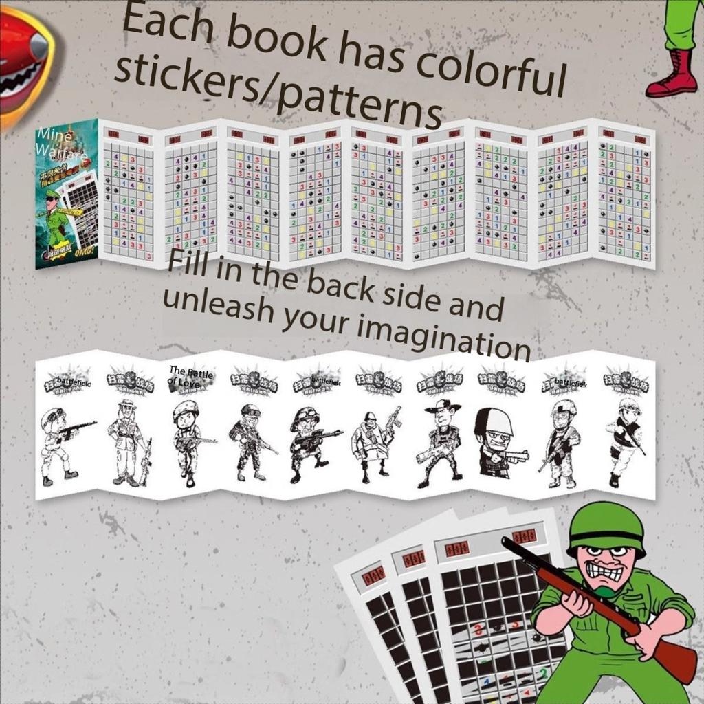 Minesweeper Battle Scratch Drawing Graffiti Creative Puzzle Toy Best Friend Student Parent Child Interaction Desktop Game Toy