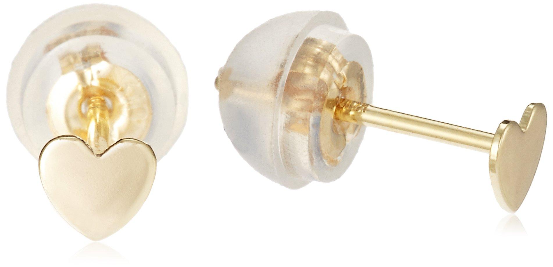 (Ray Beams) Ray BEAMS  Accessories K10 Heart Earrings Women s GOLD ONE SIZE