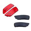 Car Safety Rear Bumpers Reflective Lights Replaces 57010720AC ABS Rear Bumpers Reflector Light Set for SUVs Vehicles