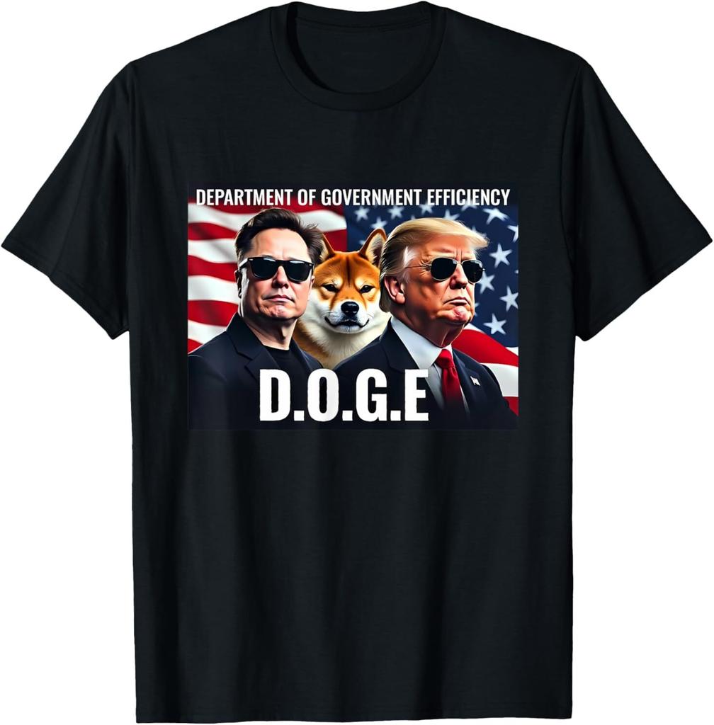 D.O.G.E DOGE Department Of Government Efficiency T-Shirt Mens Womens Tees Top