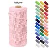 3mm Color Cotton Rope for DIY Handmade Tapestry, Weaving, and Drawstring Projects