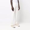Maison Kitsune SS22 Logo Pattern Slim Fit Sports Pants Men pants White IU01308KM0001-P700