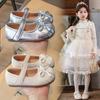 Girls' Soft Sole Leather Princess Shoes with Bow, Small Fragrance Style, Toddler Doll Shoes for Spring 2026
