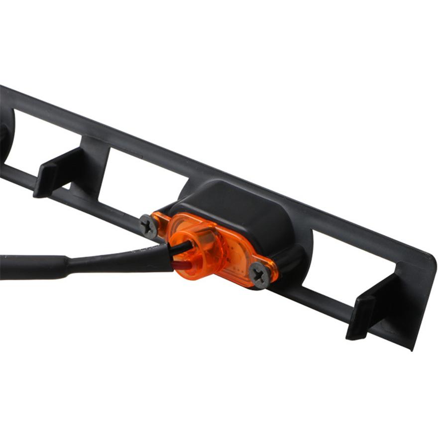 Jantarový přední nárazník, maska chladiče, LED světla s kabelovým svazkem pro Tacoma 2012-2015