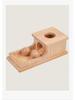 Montessori Wooden Toddler Learning & Sensory Building Blocks Box