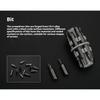 13-in-1 Ratchet Repair Screwdriver Set Flat Phillips Plum Blade Screwdriver Chrome Vanadium Steel