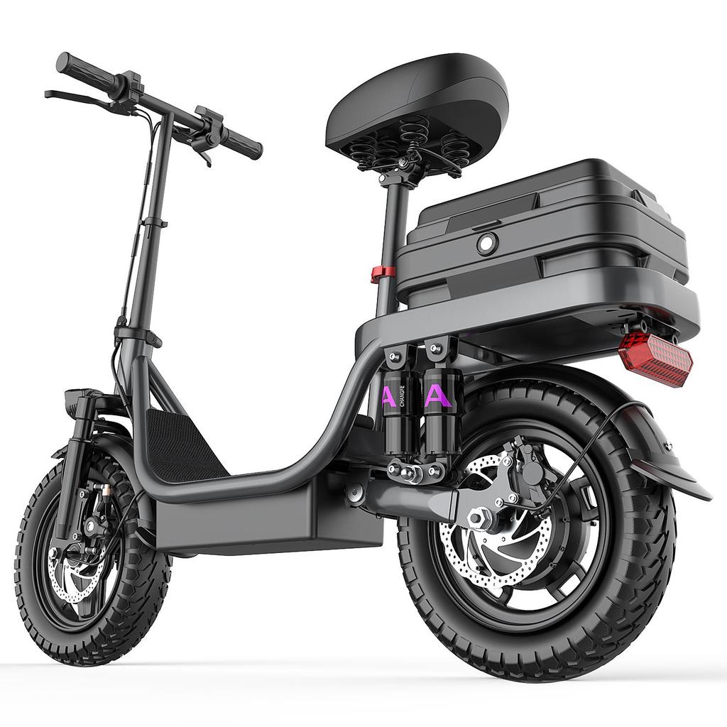 TOOFLY GQ8 14'' Adult Electric Scooter 20MPH 250W Motor 48V15Ah Battery City Commuting E-Scooter Equipped With Removable Seats