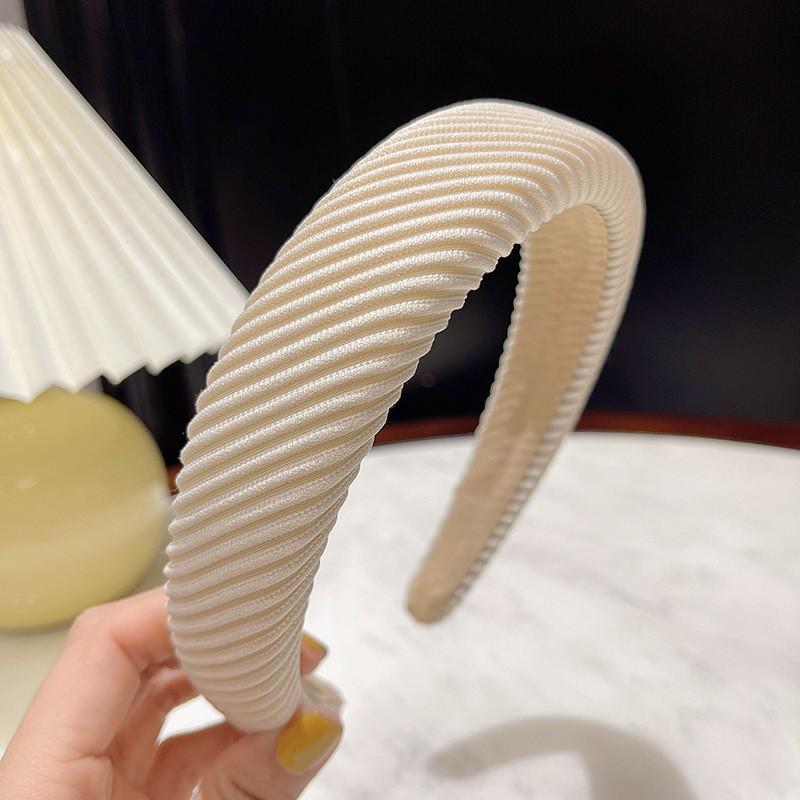 

Женский розовый летний широкий обруч для волос 2023: Головной убор Sweet Temperament для умывания лица