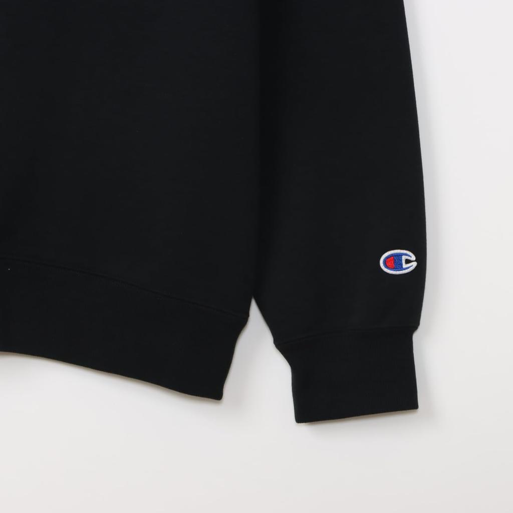 Champion Long Sleeve TECH Relax Fit USA Graphic Logo Crew Neck Kids' WEAVE(R) Sweatshirt, Stretch, Quick-Drying, Cotton, Embroidery, Water-Based