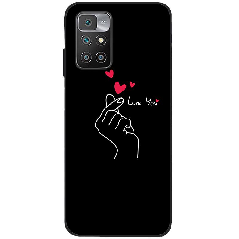 For Xiaomi Redmi 10 Case Silicone Soft TPU Back Cover For Xiaomi Redmi 10 Redmi10 Phone Cases Cute Painted Cover Shockproof Capa