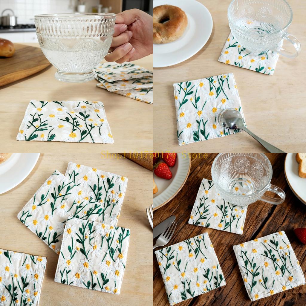 Artistic Pattern Table Mats With Double Side Insulation Homes Decors top sale China Mainland