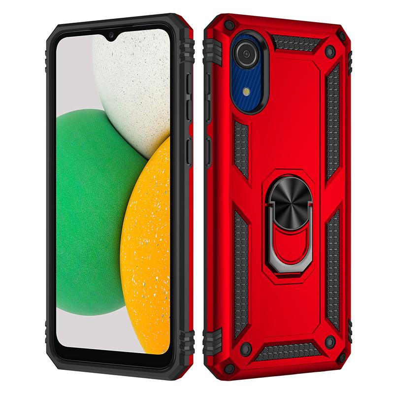 For Samsung A03 Core Case Shockproof Armor Magnetic Car Ring Stand Phone Case For Samsung Galaxy A03 Core 2021 A032F Back Cover