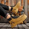 =Ankle Boots Men Men's Safety Shoes Genuine Leather Men's Motorcycle Boots Luxury Shoes High Quality Mens Shoe Casual Sneakers