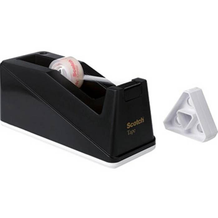 Dévidoir lourd - scotch - c10 - plastique abs - pour rubans 25mm x 66m - support réglable