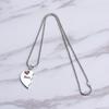 2Pcs Fashion Jewelry Best Friends Heart Letter Pendant Necklaces