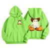 Children's Casual Fashion Halloween Print Long-Sleeved Hooded Sweatshirt