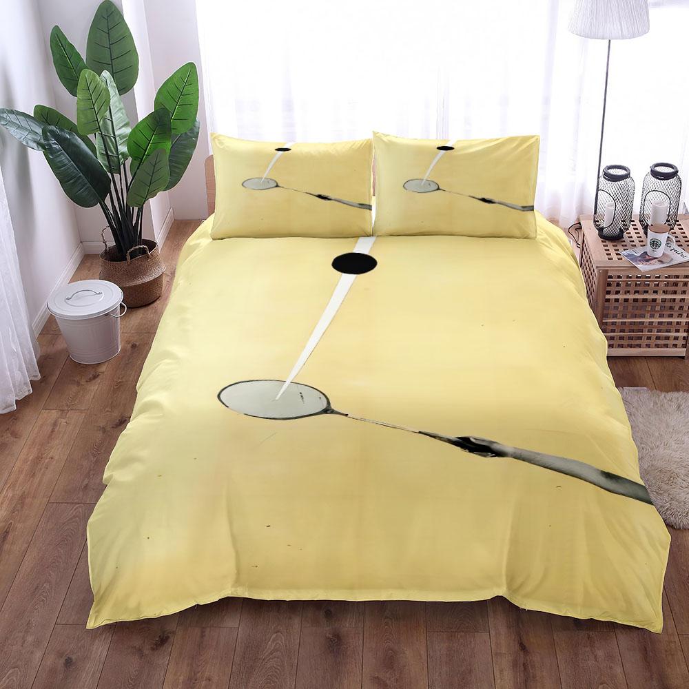 Tennis Sport Leidenschaftliche Bettbezug Set King Queen Doppel Full Twin Einzelgröße Bettwäsche Set