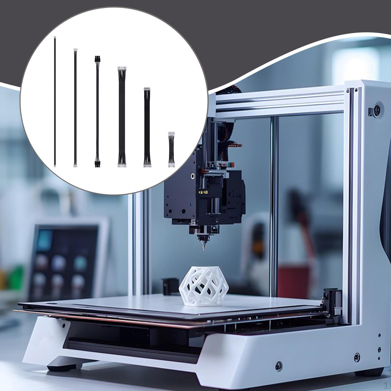 

6x Комбинированный пакет аксессуаров для 3D-принтера Прочный Гибкий Простой в использовании Установка